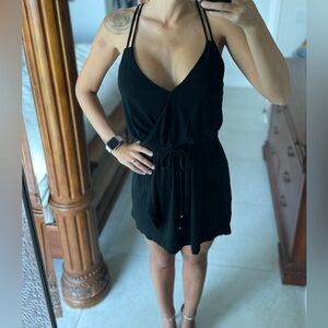 guess black poolside dress size size small